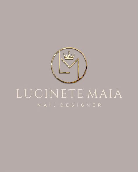 Identidade visual 2024 - Lucinete Maia Nail Designer Uma marca super elegante, com tons pastéis e dourado. Um lindo símbolo formado a partir das iniciais LM com um círculo e uma coroa. Gostou? Faça seu Orçamento através do Direct. #naildesignerbrasil #manicurebrasileira #manicurerussa #manicurecombinada #gelsemlixamento #gelmoldado #voliacosmeticos #cucciobrasil #nails21brasil #bluwe #softgel #logonaildesigner #moldef1 #logominimalista #branddesign Wellness Boutique, Iconic Beauty, Quick Crochet Patterns, Branding Mood Board, Quick Crochet, Beauty Icons, Nail Designer, Mood Boards, Mood Board