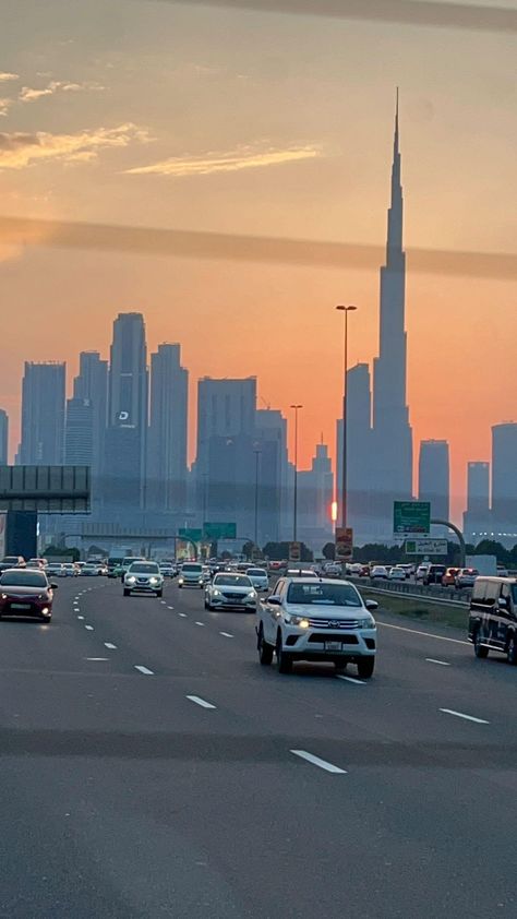 Sunset In Dubai, Dubai Sunset, Aesthetic Views, Dubai Aesthetic, Dubai City, City Aesthetic, In Dubai, Dubai, Quick Saves