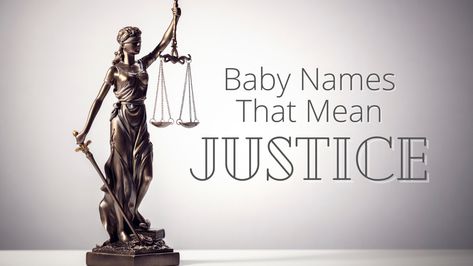 This list of baby names that mean justice vast and variety-filled. Explore the meanings and origins of each! #babynames #boynames #girlnames Names That Mean Justice, List Of Boy Names, J Baby Girl Names, S Baby Girl Names, List Of Baby Names, Boy Middle Names, Boy Name Meanings, List Of Girls Names