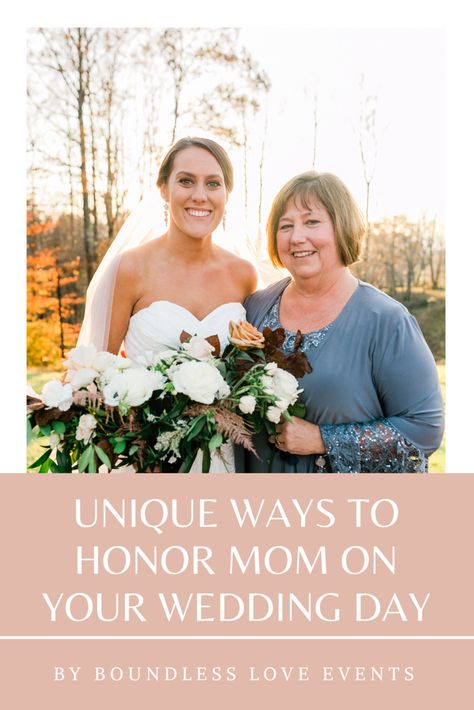 Mom As Maid Of Honor, How To Honor Parents At Wedding, Honoring Parents At Wedding, Honor Parents At Wedding, How To Honor Mom At Wedding, Ways To Honor Mom At Wedding, Honoring Mom At Wedding, Gift To Mom On Wedding Day, Honor Mom At Wedding