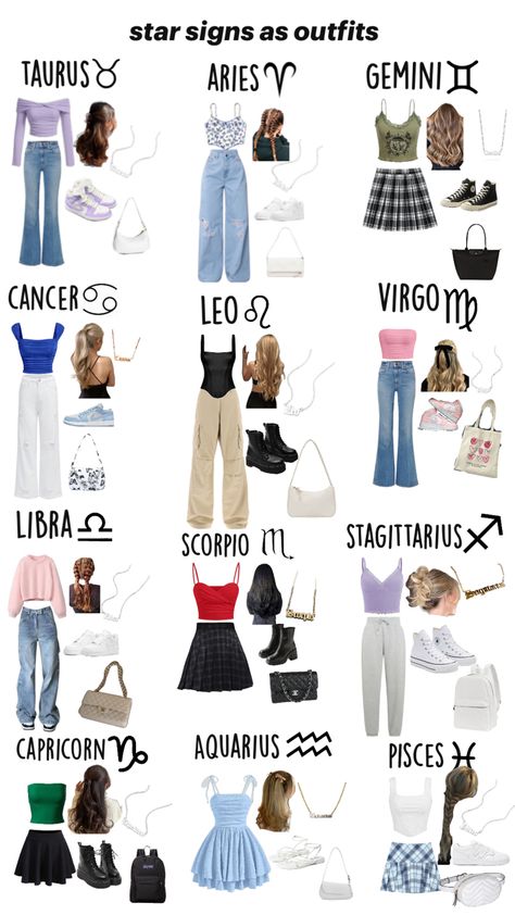 Star Sign Outfits, Zodiac Signs Outfits, Zodiac Clothes, Pink Walpaper, Reel Ideas, Star Signs, Zodiac Sign, Aesthetic Clothes, Sephora