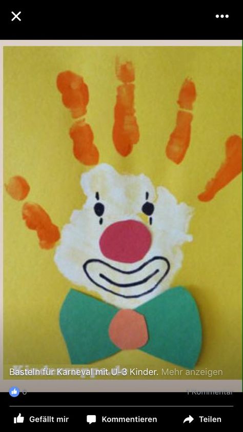 Circus Crafts Preschool, Circus Activities, Clown Crafts, Carnival Crafts, Circus Crafts, Kindergarten Projects, School Carnival, Daycare Ideas, Circus Art