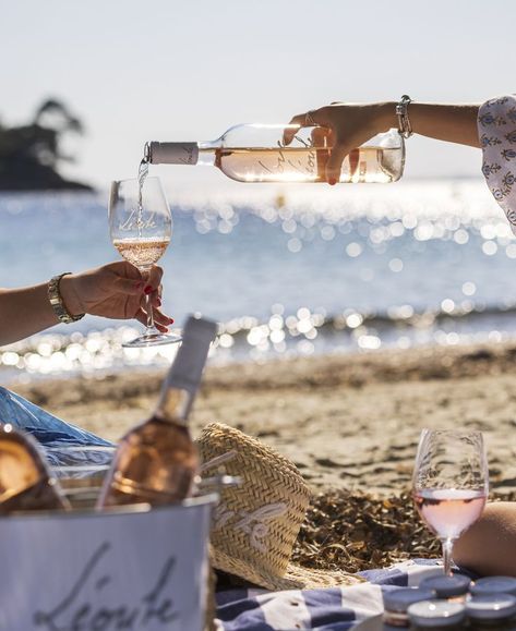 Discover the winemaker in France's Provence region producing sensational rosé Women Drinking Wine, Pouring Wine, Lazy Summer Days, Beach Drinks, Wine Photography, French Rose, Summer Wines, Beach Shoot, Wine Pairing