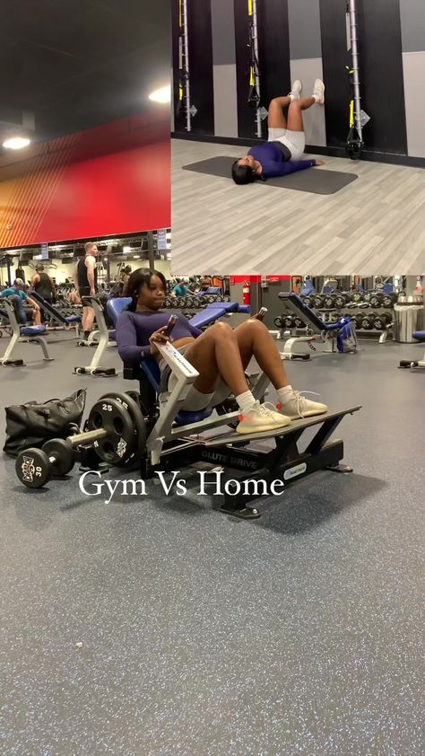 Gym Vs Home | BodiedbyAsia | Lil Vada & DonnySolo · RACK CITY Chest Day Workout, Hamstring Workout, Leg Day Workouts, Weight Lifting Workout, Workout Without Gym, Workout Tips, Weekly Workout, Legs Workout, At Home Exercises