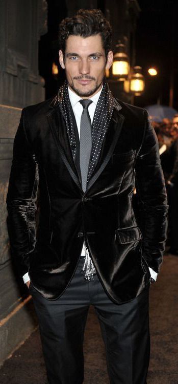 ~David James Gandy~ in black Black Velvet Blazer Outfit, Velvet Blazer Mens, Velvet Blazer Outfit, Men's Suiting, Black Velvet Suit, Velvet Suit Jacket, Gentleman Fashion, Menswear Inspiration, David James Gandy