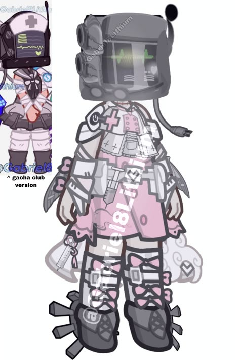 Nurse Oc, Weirdcore Oc, Gl2 Oc, Waiter Outfit, Gacha Backgrounds, Chibi Body, Babymoon Photos, Heart Monitor, Oc Design