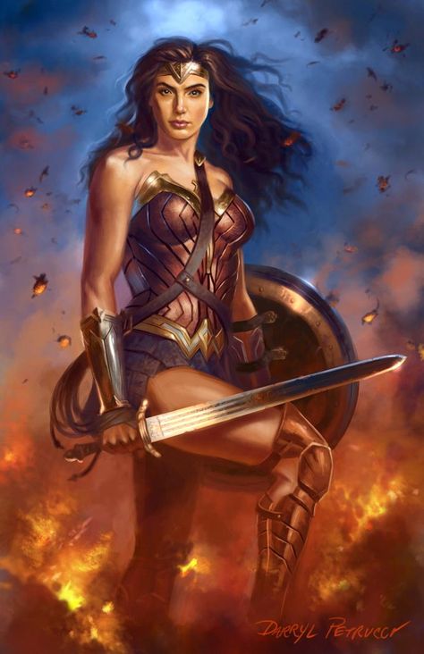 Justice League Art, Wonder Woman Drawing, Wonder Woman Movie, Wonder Woman Art, Gal Gadot Wonder Woman, Superman Wonder Woman, Dc Heroes, Superhero Art, Dc Superheroes