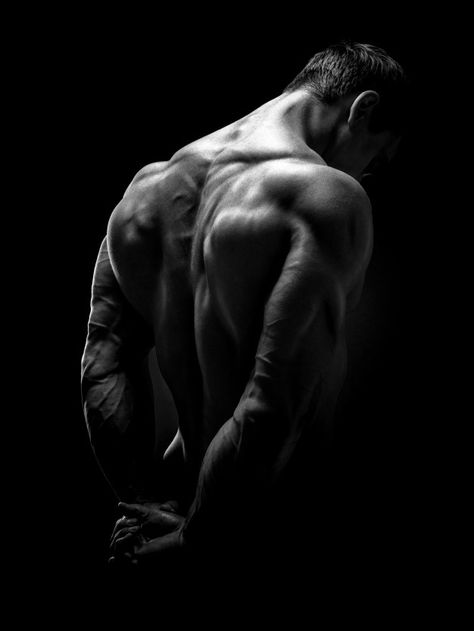 Handsome muscular bodybuilder turned back Bodybuilding Photography, Muscular Back, Photographie Art Corps, Gym Photography, Gym Wallpaper, Fitness Wallpaper, Bodybuilding Pictures, Gym Art, Gym Guys