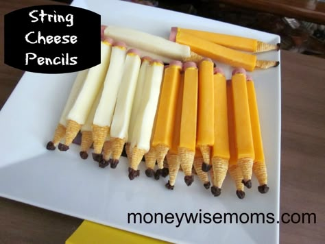 Creative Healthy Snacks, Class Snacks, Classroom Snacks, Corn Snacks, Creative Snacks, Enjoy Your Meal, Preschool Snacks, Kids Treat, String Cheese