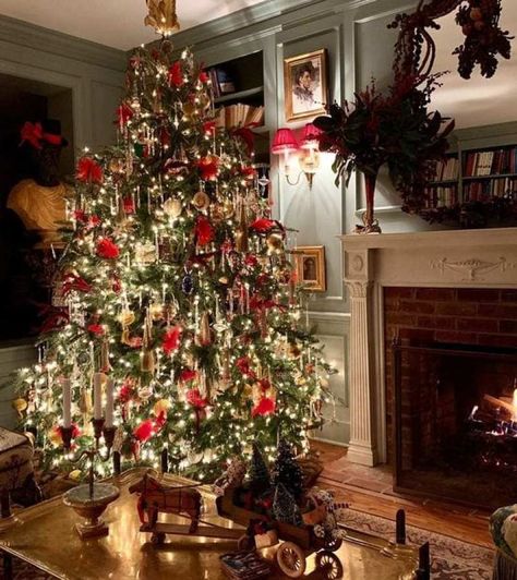 Library Tree, After Christmas Sales, Hello Christmas, Nostalgic Christmas, Christmas Apartment, Christmas Interiors, Christmas Tree Inspiration, Let The Fun Begin, Christmas 2022