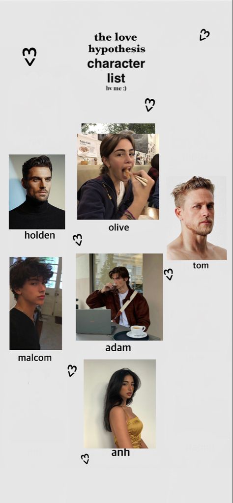 Love Hypothesis Characters, The Love Hypothesis Characters, The Love Hypothesis Fan Cast, Adam And Olive The Love Hypothesis, Adam Love Hypothesis, Books Like The Love Hypothesis, The Love Hypothesis Olive, Olive The Love Hypothesis, Olive And Adam