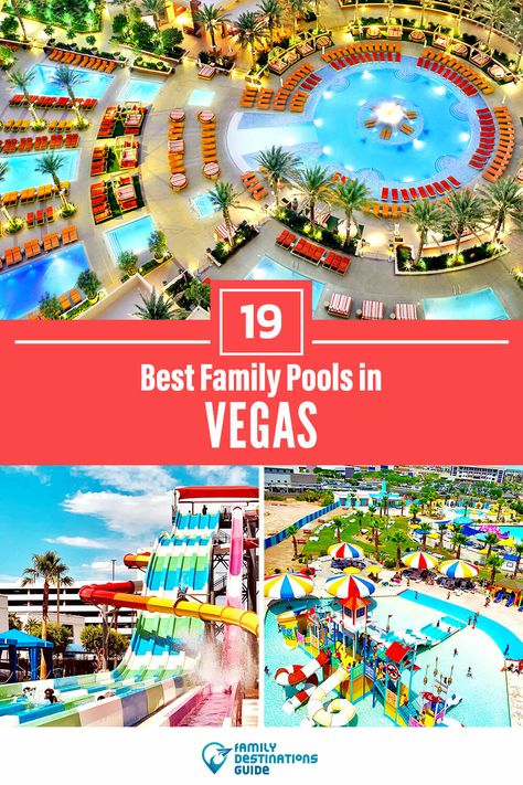 Kid Friendly Las Vegas, Best Pools In Vegas, Las Vegas Family Vacation, Best Hotels In Vegas, Best Las Vegas Hotels, Las Vegas Weekend, Sahara Las Vegas, Las Vegas Trip Planning, Vegas Trip Planning