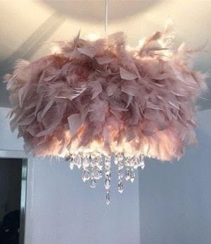 Peach Chandelier, Feather Light Shade, Pink Chandelier, Shade Chandelier, Diy Lampe, Diy Chandelier, Salon Interior Design, Glam Decor, Chandelier Light