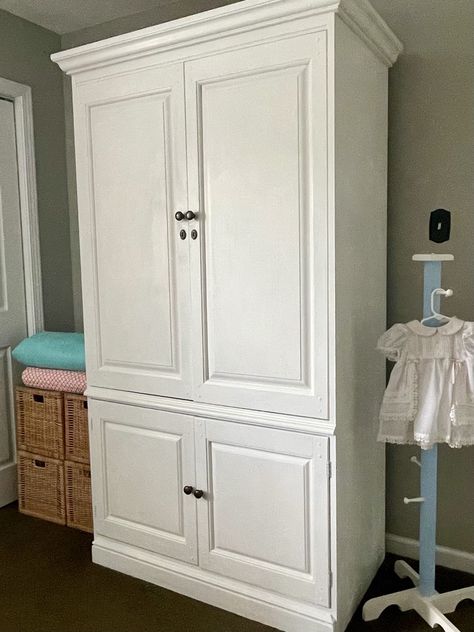 Armoire Sewing Cabinet, Armoire Craft Cabinet, Sewing Machine Armoire Craft Cabinet, Sewing Armoire, Craft Sewing Cabinet, Craft Armoire Diy, Sewing Machine Cabinet Ideas, Sewing Cabinet Diy, Sewing Cabinets