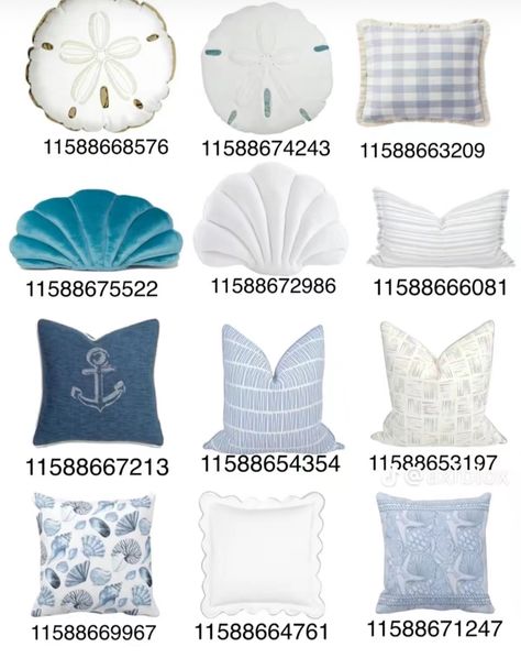 Greece Bloxburg, Bloxburg Coastal Wallpaper Decal, Coastal Granddaughter Bloxburg Decals, Bloxburg Coastal Pillow Decals, Pillows Bloxburg, Bloxburg Costal Pillow Decals, Roblox Coastal Decals, Coastal Bedrooms Bloxburg, Pillow Codes Bloxburg