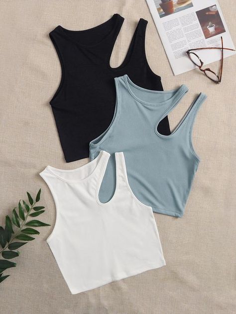 Sports Tank Top, Fashion Top Outfits, Cute Dress Outfits, Casual Day Outfits, Cute Preppy Outfits, Easy Trendy Outfits, Women Sports, Crop Top Outfits, Simple Trendy Outfits