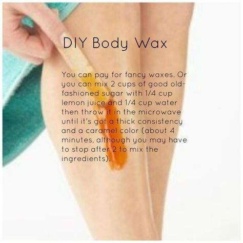 Homemade Waxing, Diy Hair Removal, Homemade Hair Removal, Wax Diy, Hair Removal Diy, Dog Treats Grain Free, Natural Hair Removal, Sugar Waxing, Deep Cleaning Tips