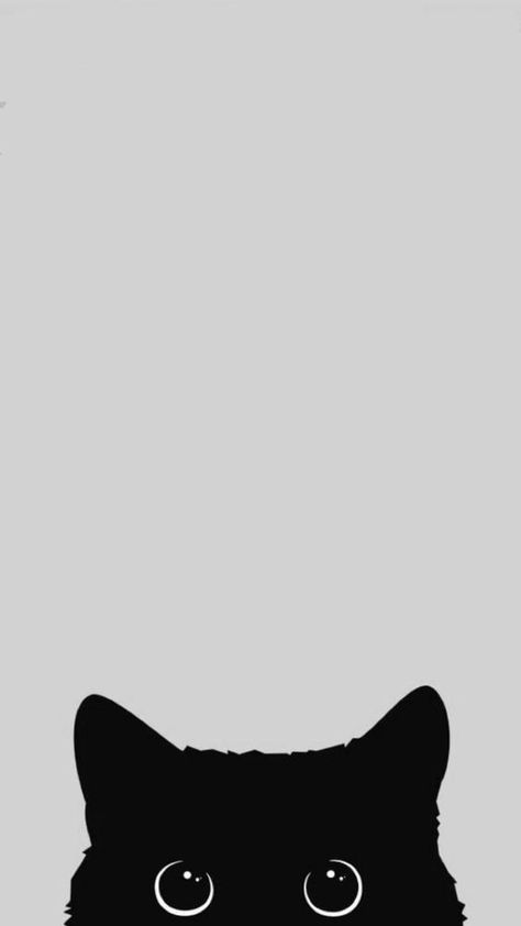 Pin em art Cat Notes, Wallpaper Gatos, Cat Phone Wallpaper, Iphone Wallpaper Cat, Cute Black Wallpaper, Black Cat Art, Cute Cat Wallpaper, Cute Wallpaper, A Black Cat