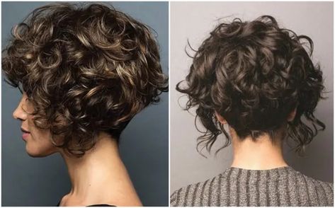 Bob mit Locken: 10 Naturlocken Frisuren, die jetzt total angesagt sind! Long Bob With Curls, Short Curly Bob Hairstyles, Bob Haircut Curly, Curly Hair Photos, Curly Haircuts, Curly Hair Types, Chin Length Hair, Haircuts For Curly Hair, Natural Curls Hairstyles