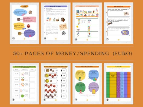 Printable Money, Money Activities, Counting Money, Fun Money, Activities For Children, Play Money, Activities Games, Homeschool Math, Simple Budget