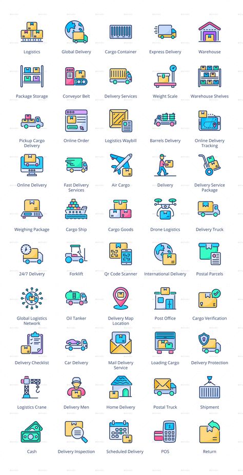 Logistics Illustration, Logistics Design Creative, Distribution Logo, Shipping And Logistics, Logistics Design, Logistics Logo, Business Strategy Management, Logistics Management, Supply Chain Management