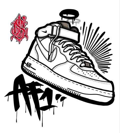 Af1 airforce1 tattoo bamba sneakers Sneakers Illustration, Shoe Tattoos, Sneakers Drawing, Sneakers Wallpaper, Nike Art, Diy Sneakers, Simpsons Art, Creative Shoes, Sketch Tattoo Design