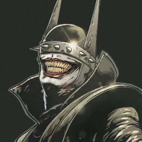 Evil Batman Wallpaper, The Bat Man Who Laughs, Batman Who Laughs Comic Art, Batman That Laughs, Batman Who Laughs Aesthetic, Bat Man Who Laughs, Batman Que Ri Icon, The Batman Who Laughs Comic, Batman Who Laughs Pfp