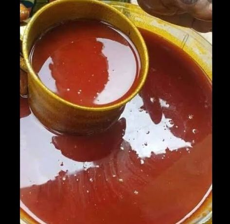 Palm oil is an edible oil got from the processing of palm kernel fruit in which the fruit are being sorted  out and harvested from the palm... Edible Oil, Gold Mine, Plastic Bowls, Cashew Nut, Gold Mining, African Men, Palm Oil, The Fruit, The Palm