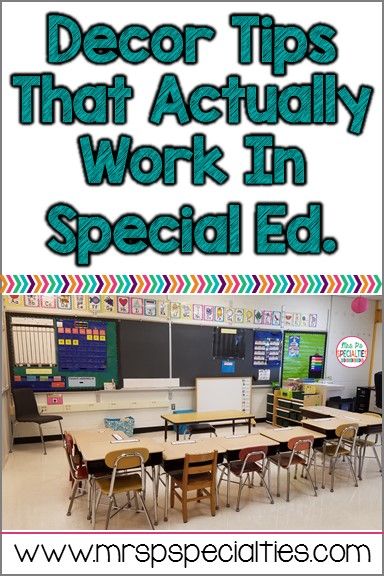 Sometimes special education classrooms require different decor and organization tips than regular education classrooms. Try out these 3 special education classroom tested ideas! Special Education Classroom Organization, Special Education Classroom Setup, Special Ed Classroom, Special Education Ideas, Ed Classroom, Elementary Special Education, Sped Classroom, Self Contained Classroom, Special Education Elementary