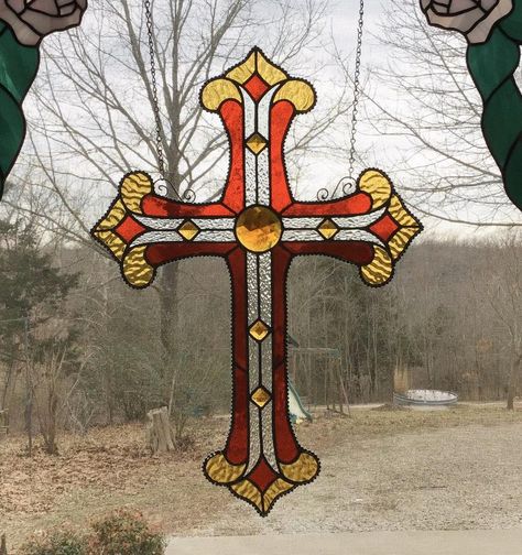 Stained Glass Cross, Stained Glass Gifts, Prayer Corner, Glass Cross, Apple Logo Wallpaper Iphone, Apple Logo Wallpaper, Stained Glass Crafts, Scroll Saw Patterns, Orange Art