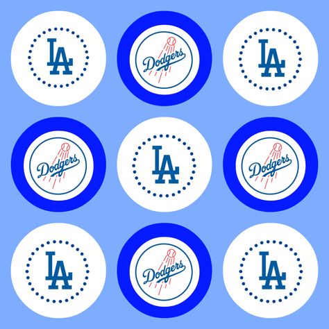 Go Dodgers! Free Printables | Happy Mess MOMents Dodgers Baby Shower Ideas, La Dodgers Birthday Party, Dodgers Birthday Party, Dodgers Cake, Dodgers Party, Baseball Theme Birthday, Baseball Theme Party, Baseball Birthday Party, Pee Wee