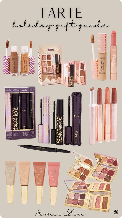 The Tarte Cosmetics Holiday gift guides are here! Tarte cosmetics, makeup, makeup gift sets, shape tape, maricuja juicy lips, glow tape, mascara, Amazonian clay set, eyeshadow palettes Follow me in the @LTK shopping app to shop this post and get my exclusive app-only-content! #liketkit #LTKGiftGuide #LTKHoliday #LTKbeauty @shop.ltk https://liketk.it/4lCh9 Glow Tape, Tarte Eyeshadow Palette, Tarte Lip, Makeup Bag Essentials, Clay Set, Makeup Gift Sets, Eye Lift, Tarte Cosmetics, Shape Tape