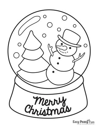 Christmas Coloring Pages - Easy Peasy and Fun Preschool Christmas Coloring Pages, Christmas Colouring Sheets, Chismas Drawing, Easy Christmas Coloring Pages, Christmas Tree To Color, Christmas Colouring Printables Free, Christmas Easy Drawings, Drawing Ideas Easy Christmas, Simple Christmas Coloring Pages