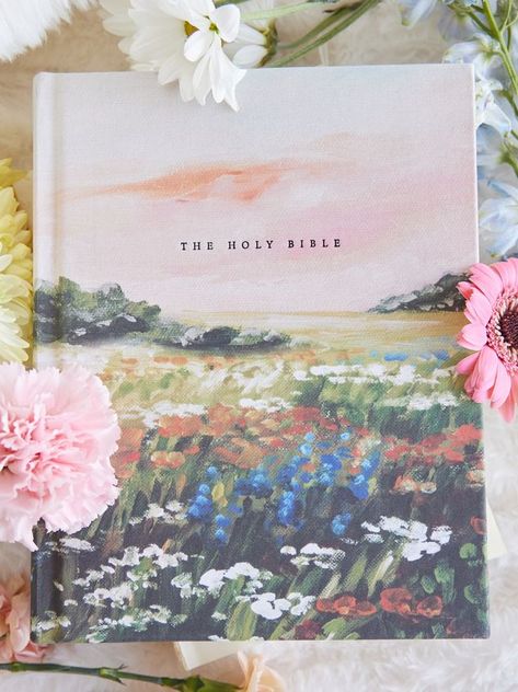 Hosanna Revival NLT Journaling Bible: Coram Theme Devotional Journal Template, Bible Cover Ideas, Devotional Journal Ideas, Hand Painted Bible Cover, Painted Bible Cover, Journal Sample, Hosanna Revival, All For His Glory, Custom Bible Cover