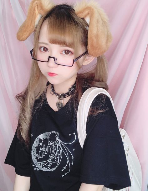 kemonomimi ♡ animal ear headband - puppy ears - dog ears - puppy girl - dog girl - pet girl - glasses - collar - twintails - pastel - cosplay - cute - moe - kawaii Kawaii Puppy, Puppy Ears, Dog Ears Headband, Ears Cosplay, Puppy Girl, Dog Girl, Cosplay Cute, Dog Ears, Kawaii Cosplay