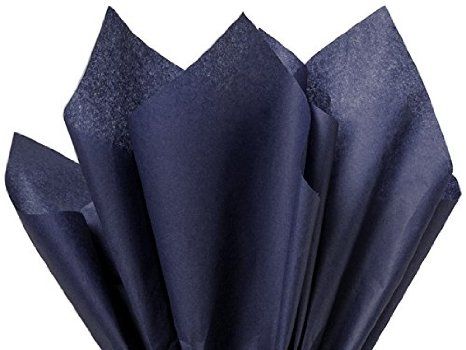 Brand New Dark Navy Blue Bulk Tissue Paper 15" x 20" - 100 Sheets Blue Tissue Paper, Navy Gifts, Blue Bridal Shower, Tissue Paper Flowers, Blue Bridal, Blue Gift, Premium Gift, Crafty Projects, Dark Navy Blue