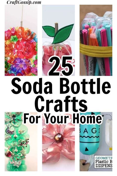 25 DIY Crafts Made From Soda Bottles – Home and Garden Soda Bottle Crafts, Party Lanterns, Plastic Container Crafts, Whimsical Party, Egg Cartons, Edible Crafts, Egg Carton Crafts, Soda Bottle, Star Diy