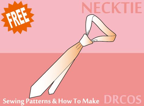 Drcos Patterns, Pocket Tissue Case, Necktie Pattern, Free Cosplay, Japanese Sewing Patterns, Diy Wardrobe, Tissue Case, Everyday Clothes, Japanese Sewing