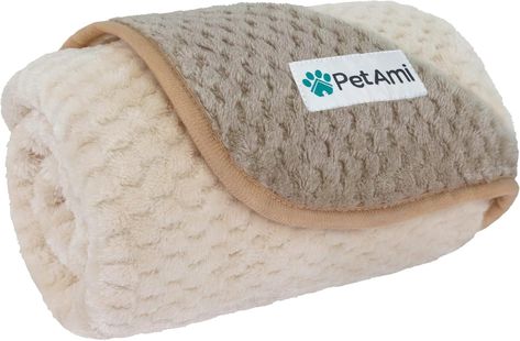 Amazon.com: PetAmi Waterproof Dog Blanket, Leakproof XL Pet Blanket for Large Dogs, Furniture Sofa Couch Cover Protector, Fleece Cat Throw Bed Crate Kennel, Reversible Washable Soft Plush, Twin 60x80 Taupe Beige : Pet Supplies Dog Couch Bed, Puppy Crate, Puppy Blanket, Car Blanket, Pet Supplies & Accessories, Dog Crates, Edge Stitching, Fuzzy Blanket, Cat Blanket