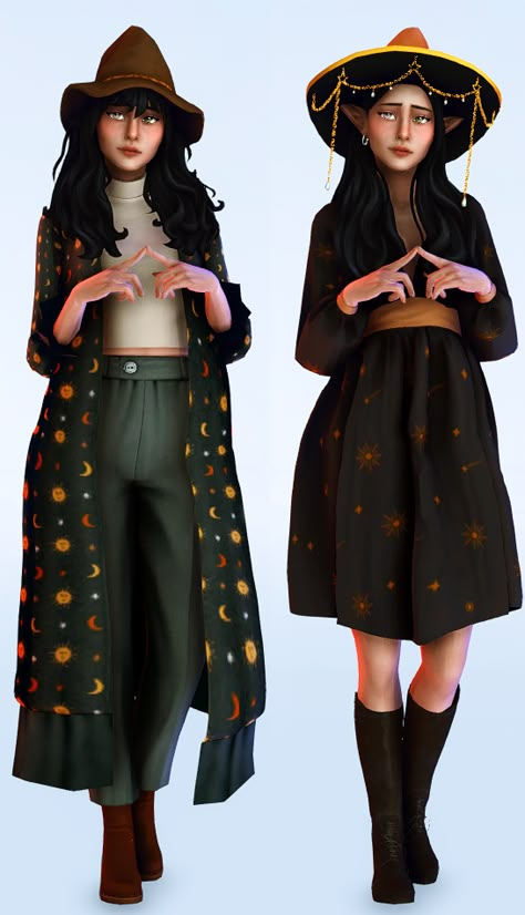 Sims 4 Witch Accessories, Sims 4 Cc Halloween Clothing, Sims 4 Hippy Cc Patreon, Sims 4 Cc Spooky Clothes, Sims 4 Marceline, Sims4 Spellcaster Cc, Ts4 Witch Clothes, Ts4 Whimsigoth, Sims 4 Cc Dark Acedemia