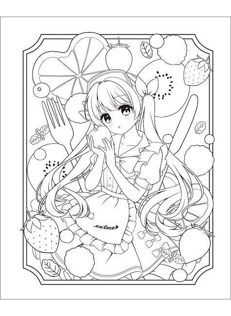 Kawaii Anime Coloring Sheet, Coloring Sheets Anime, Cute Kawaii Coloring Pages, Kawaii Coloring Pages, Anime Coloring Pages, How To Draw Eyes, Chibi Coloring Pages, Manga Coloring Book, Desain Buklet