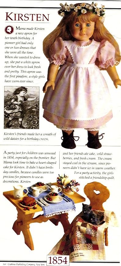 American Girl Kirsten, Kirsten Larson, Novi Stars, Living Dead Dolls, Number Three, American Doll Clothes, Current Styles, Ag Dolls, Birthday Dress