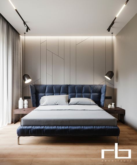 Bed Back Design, Bed Headboard Design, Bedroom Interior Design Luxury, Modern Luxury Bedroom, Modern Bedroom Interior, Luxury Bedroom Master, Bedroom Bed Design, Bed Furniture Design, Bedroom Furniture Design