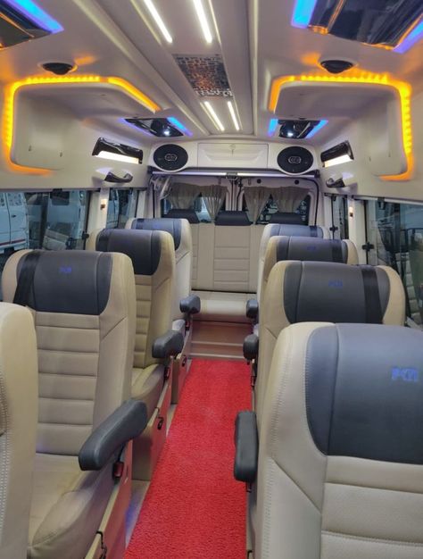 We are offering 9 To 25 Seater Luxury Tempo Traveller On Rent in Delhi for Outstation Trips Like Himachal Pradesh, Rajasthan, Uttarakhand, Punjab etc. Cheapest Price Very Comfortable and Luxurious Tempo Traveller for family & Group Travel With all facility & full safety. For inquiry click here: https://www.firstflyholiday.com/9-seater-luxury-tempo-traveller-hire-in-delhi-for-outstation.php Tempo Traveller, Himachal Pradesh, Group Travel, Car Seats, Travel, Quick Saves