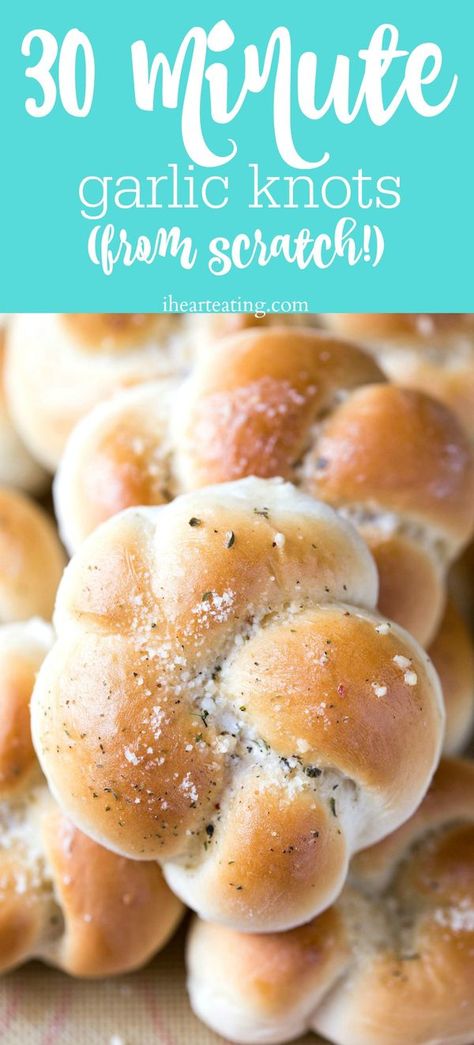 Garlic Nots Recipes, Garlic Knot Recipe, Garlic Knot, Garlic Knots Recipe, Freshly Baked Bread, Garlic Knots, Biscuits Recipe, Baked Bread, Homemade Biscuits