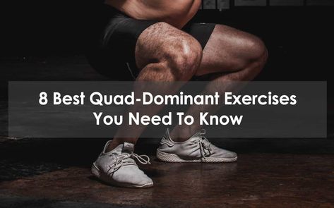 8 Best Quad-Dominant Exercises You Need To Know Quad Muscles, Lower Body Strength, Strength Training For Runners, Leg Press Machine, Gain Muscle Mass, Bad Knees, Quad Exercises, Killer Legs, Thigh Muscles