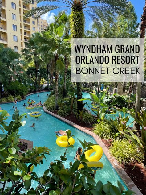 Wyndham Grand Orlando Resort Bonnet Creek Family Disney Trip - Highlighting our stay at this beautiful resort just minutes from all the Disney World Parks! Bonnet Creek Orlando Wyndham, Family Disney Trip, Amazing Crafts, Disney Hotels, Disney Orlando, Disney World Parks, Orlando Resorts, Disney Resorts, Pinterest Group