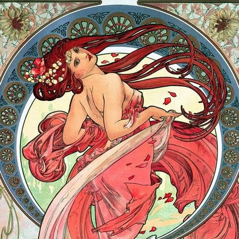 Alphonse Mucha Art, Mucha Art, Alfons Mucha, Alphonse Mucha, Vintage Poster Art, Dance Art, Giclee Art, Giclee Art Print, Looney Tunes