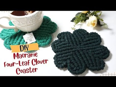 Easy Macrame, Tea Coaster, Diy Decor Ideas, Macrame Knot, Diy Coasters, Macrame Patterns Tutorials, Macrame Bag, Macrame Knots, Macrame Tutorial