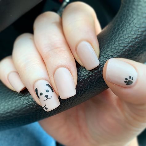 Dog Lover Nail Art, Dog Design Nail Art, Pet Nail Designs, Dog Design Nails, Dog Nail Art Designs, Dogs Nails Art, Dog Print Nails, Dog Themed Nails, Nails Dog Design